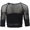BAA Clothing Women's See-Through Crop Top Mesh Vest