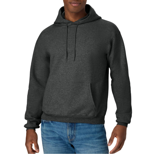 Hanes mens Pullover Ecosmart Hooded Sweatshirt Hoody, Charcoal Heather, X-Large US